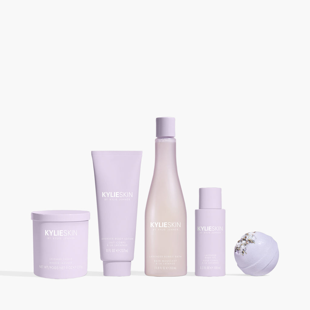 Lavender Bath & Body bundle Kylie Skin by Kylie Jenner Kylie Cosmetics