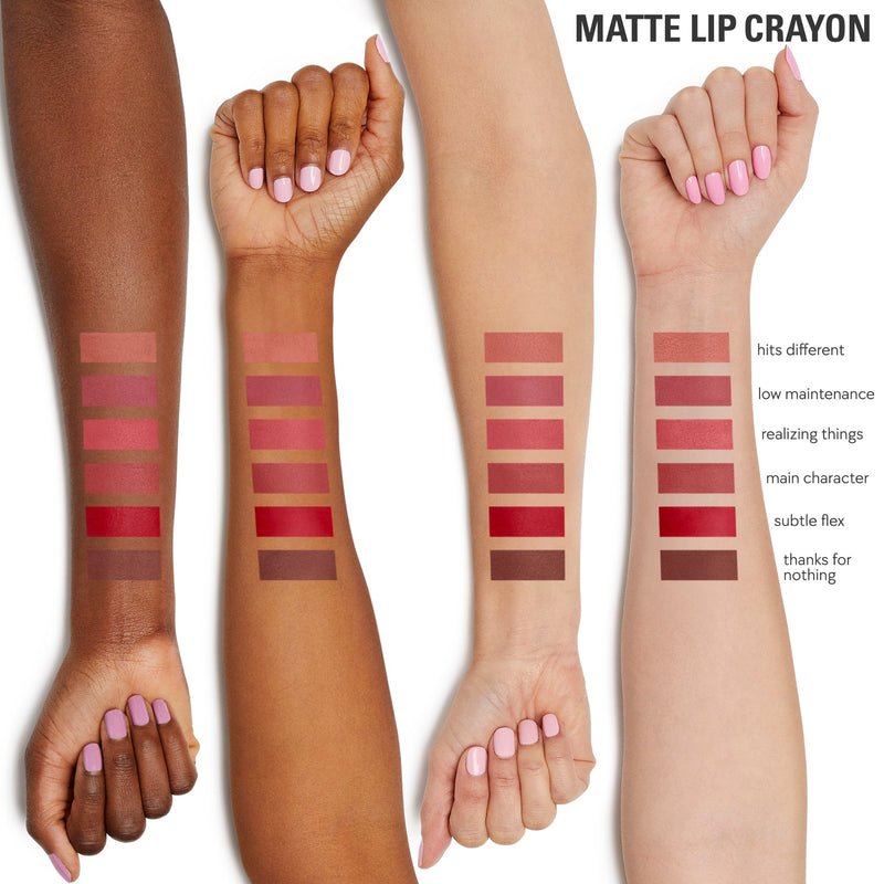 Velvety™ Matte Lip Crayon in Pep Talk Pink