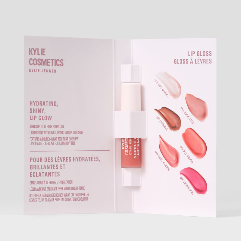 <Rose Bloom Supple Kiss Lip Glaze Deluxe Sample>|<KC968>