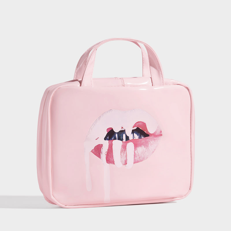 <Kylie Lips Pink Travel Case>|<KC1083>