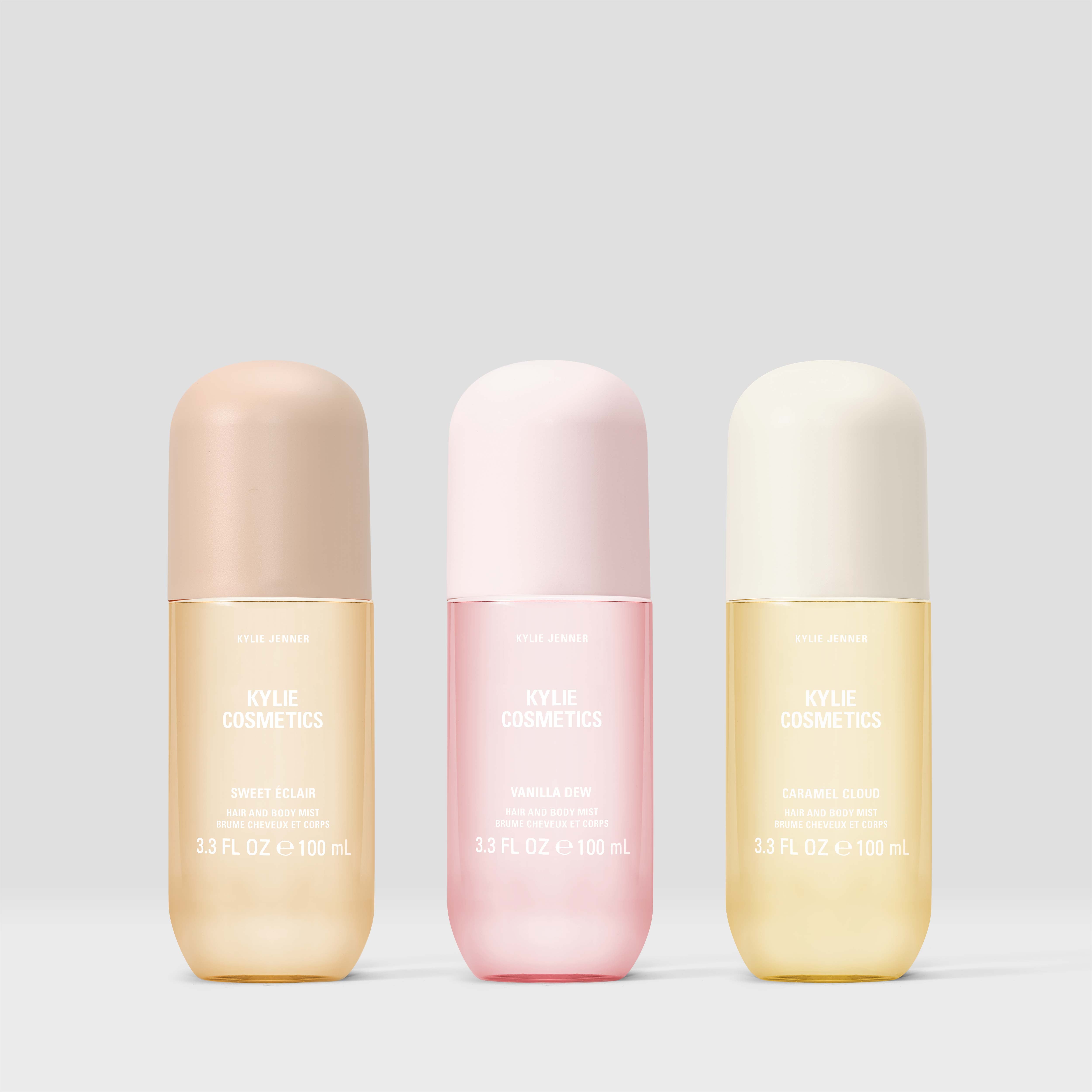 KYLIE COSMETICS キャラメルクラウド　ヘア＆ボディミスト100ML Hair & Body Mist Travel Trio | Fragrance | Kylie Cosmetics by