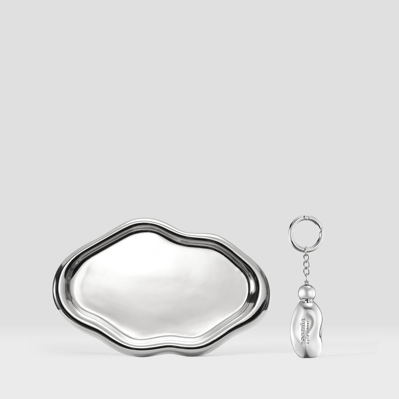 Bundle 2 Cosmic Keychain & Silver Tray