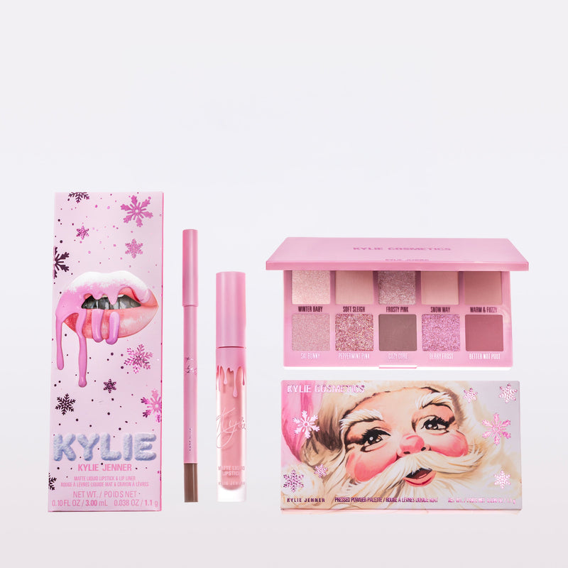 Winter Kissed Matte Lip Kit & Palette Duo | <KBUN227>
